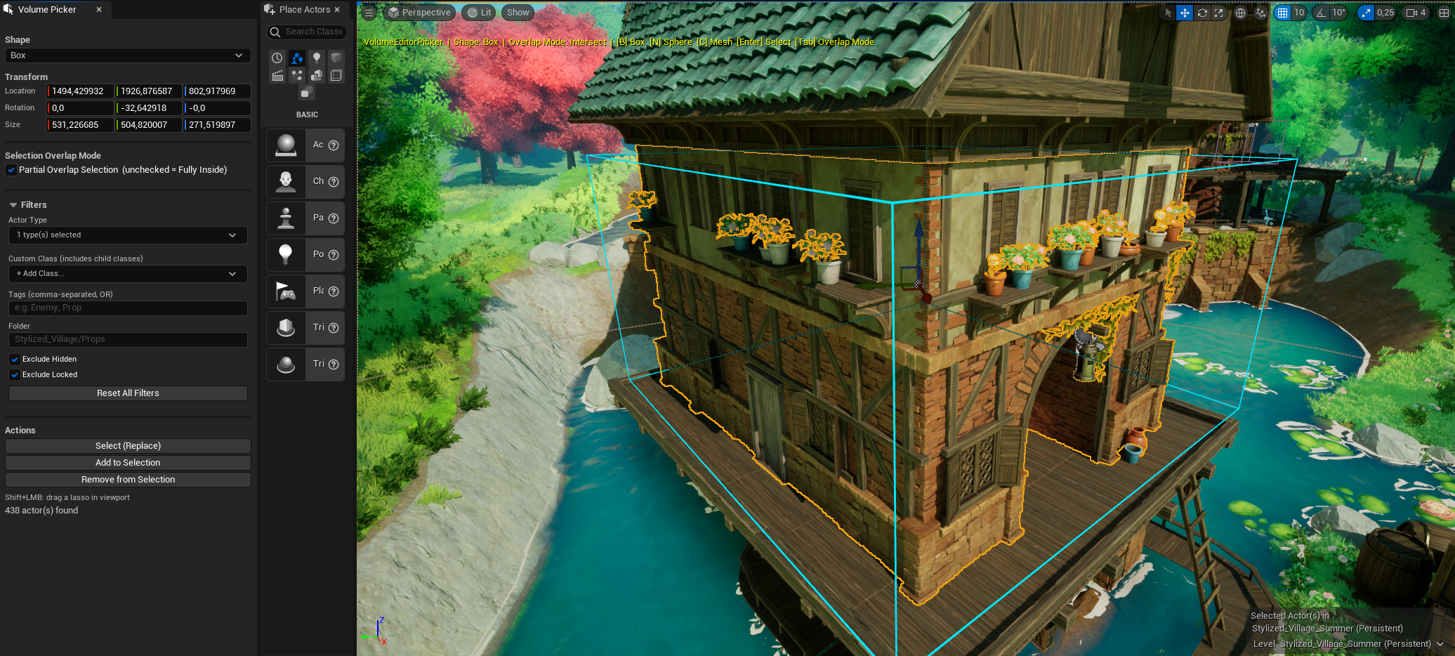 Volume Editor Picker overview
